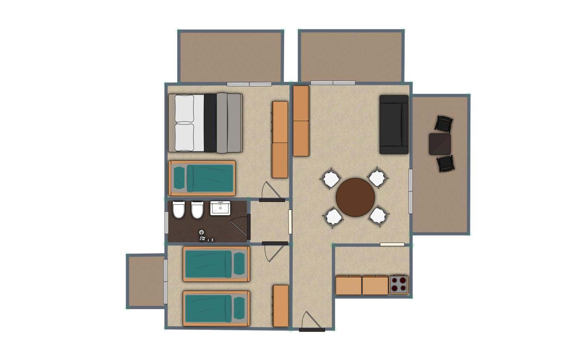 Residence Rainbow Bellaria-Igea Marina Bilik gambar